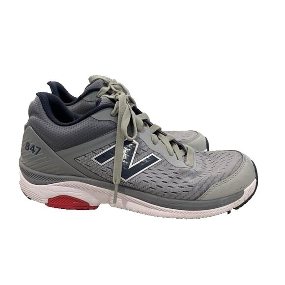 New Balance 847v4 Walking Shoe Sneaker (Mens 8.5) Wide Silver Jog Athleisure - Picture 2 of 5